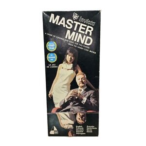 Vintage Invicta Master Mind Board Game Original Box Manual Logic Strategy Game